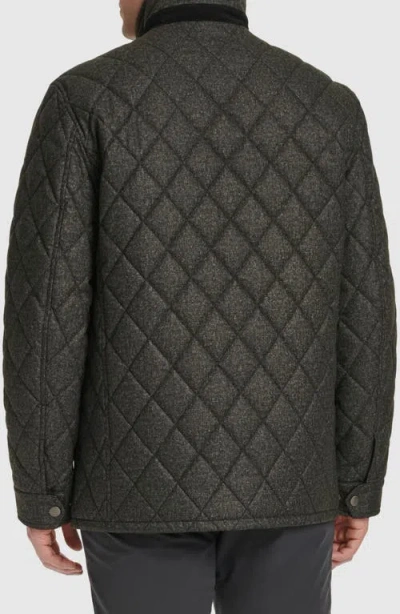 Cole Haan Signature Diamond Quilted Jacket In Charcoal