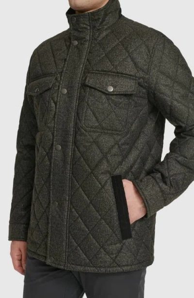 Cole Haan Signature Diamond Quilted Jacket In Charcoal