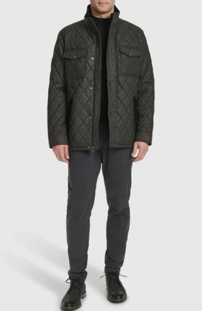 Cole Haan Signature Diamond Quilted Jacket In Charcoal