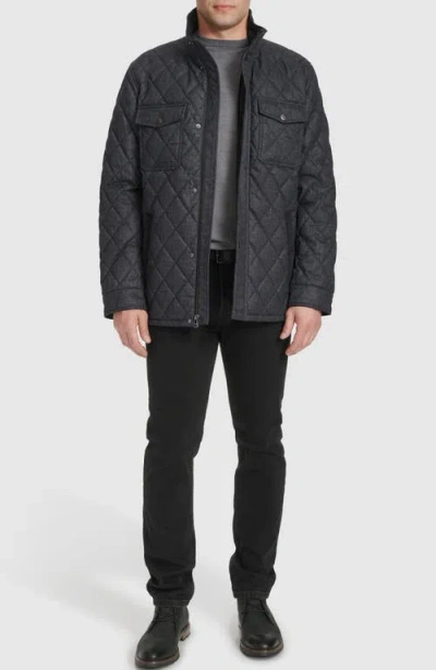 Cole Haan Signature Diamond Quilted Jacket In Navy