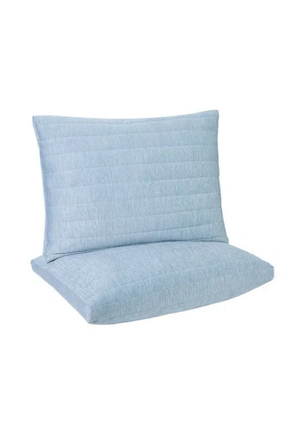 Allied Home Below Zero Quilted Cooling Pillow In Blue