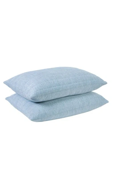 Allied Home Below Zero Quilted Cooling Pillow In Blue