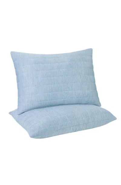 Allied Home Below Zero Quilted Cooling Pillow In Blue