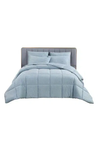 Allied Home Below Zero Cooling Quilted Comforter In Blue