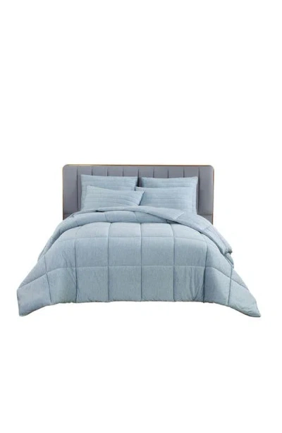 Allied Home Below Zero Cooling Quilted Comforter In Blue