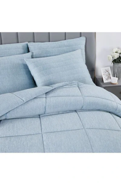 Allied Home Below Zero Cooling Quilted Comforter In Blue