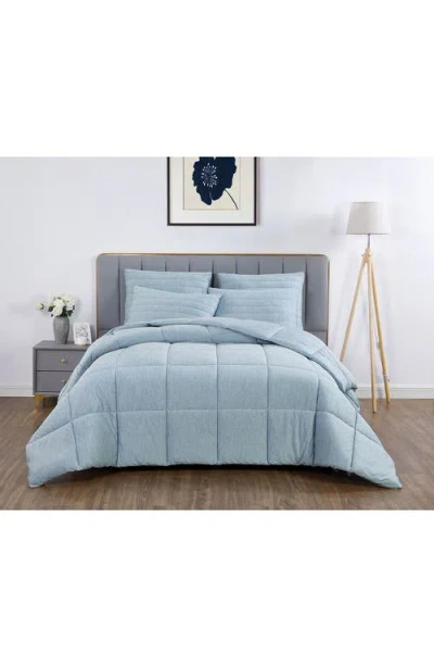 Allied Home Below Zero Cooling Quilted Comforter In Blue