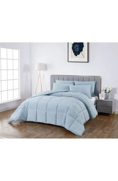 Allied Home Below Zero Cooling Quilted Comforter In Blue