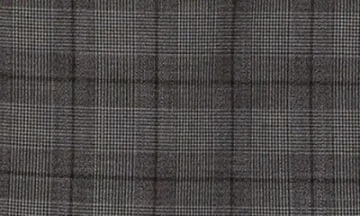English Laundry Plaid Trim Fit Peak Lapel Two-piece Suit In Grey