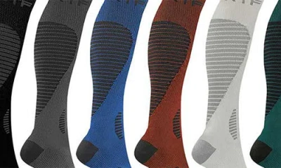 Extreme Fit Assorted 6-pack Targeted Compression Socks In Black Assorted