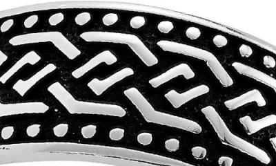 Yield Of Men Sterling Silver Filagree Ring In Silver
