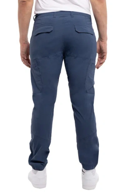 Spring + Mercer Slim Leg Cargo Pants In Navy