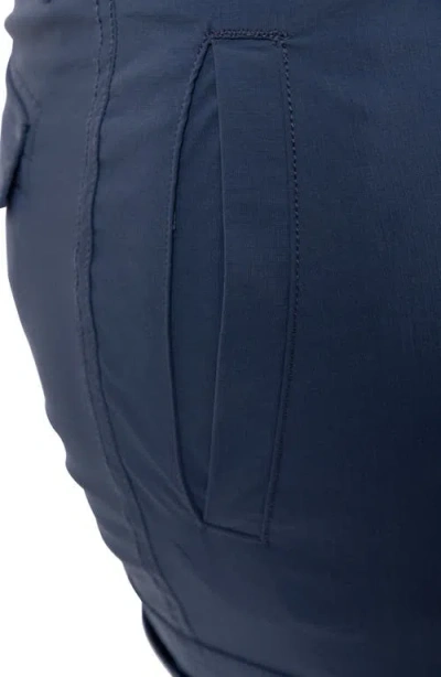 Spring + Mercer Slim Leg Cargo Pants In Navy