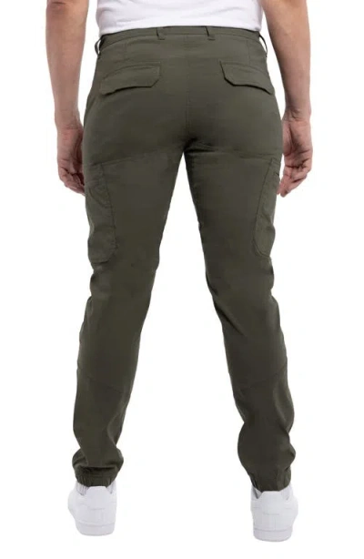 Spring + Mercer Slim Leg Cargo Pants In Olive