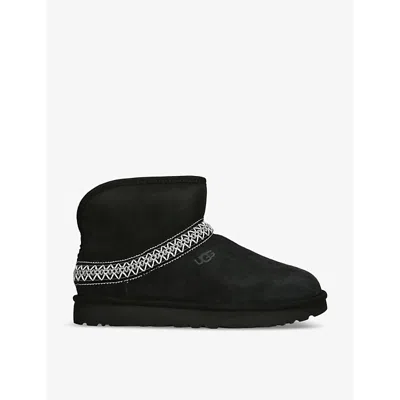 Ugg Classic Mini Crescent In Black