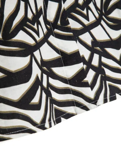 Little Bambah Geometric Top In White
