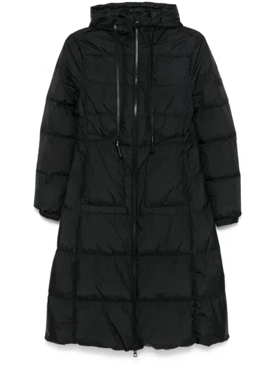 Shop Moncler Idocrase Coat In Black