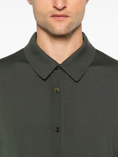 Brioni Fine-knit Cardigan In Green