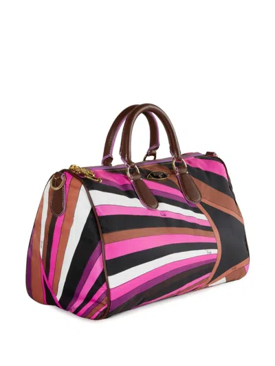 Pucci Medium Keepall Tote Bag In Pink