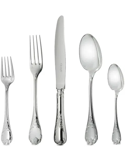 Christofle Marly 24-piece Silver-plated Flatware Set In Silver