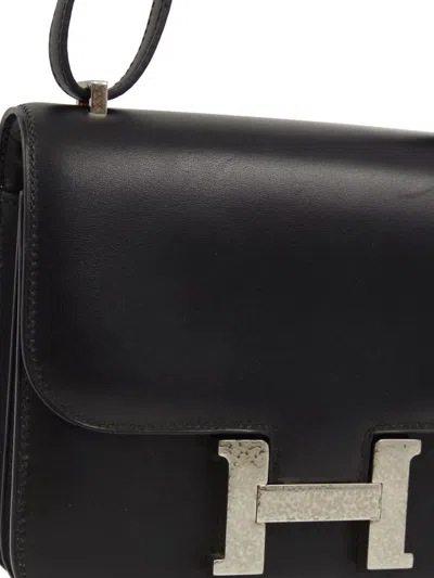 Pre-owned Hermes 2002 Constance 18 Shoulder Bag In Black