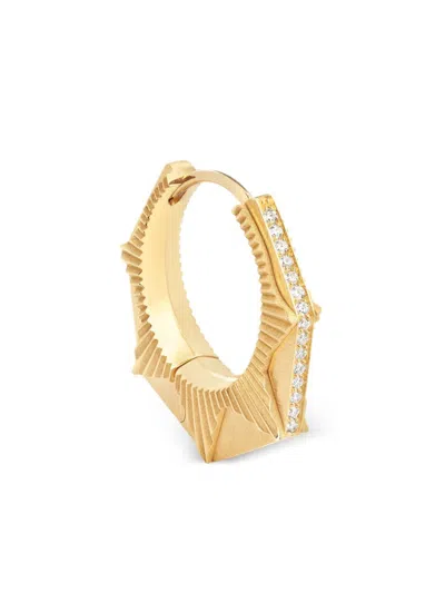 Marie Lichtenberg 18kt Yellow Gold Nyc Diamond Earring In Gold