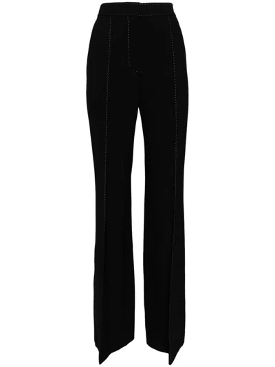 Elie Saab Cady Tailored Trousers In Black
