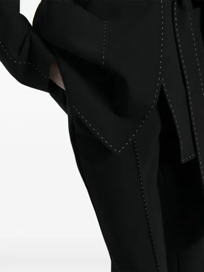Elie Saab Cady Tailored Trousers In Black