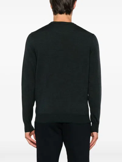Canali Merino Sweater In Blue