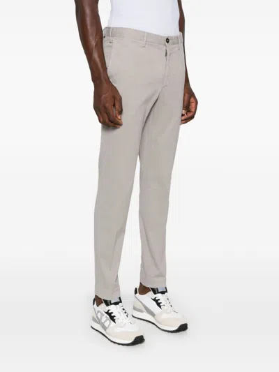 Incotex Tailored Trousers With Pockets And Loops In Grey