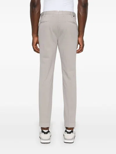 Incotex Tailored Trousers With Pockets And Loops In Grey