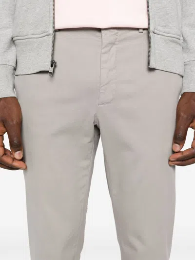 Incotex Tailored Trousers With Pockets And Loops In Grey