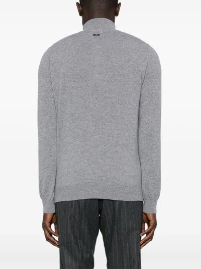 Corneliani Mock-neck Sweater In Grey