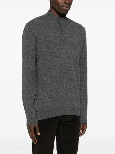 Corneliani Mélange Sweater In Grey
