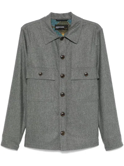 Jacob Cohen Mélange Jacket In Grey