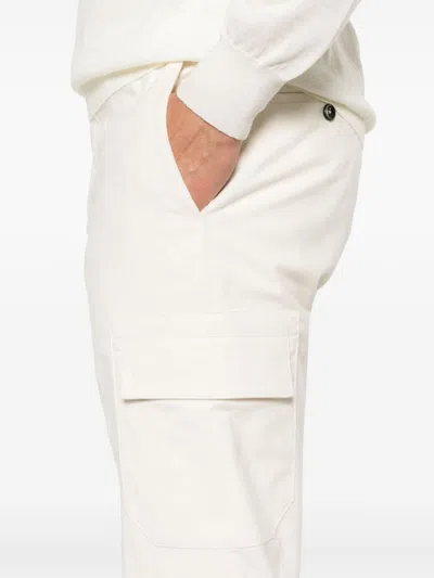 Shop Pt Torino Felted Cargo Pants In Neutrals