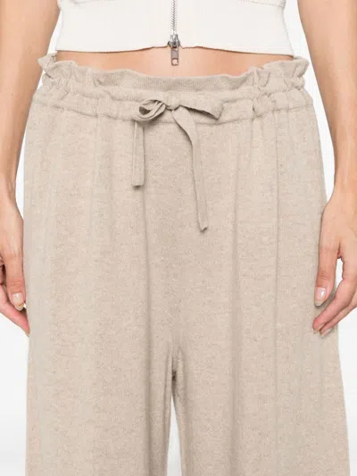 Jil Sander Cashmere Trousers In Neutrals