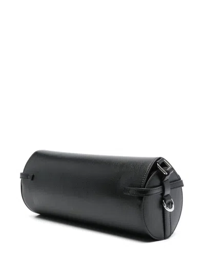 Givenchy Voyou Roller Leather Crossbody Bag In Black