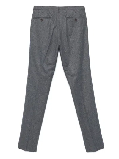 Shop Rota Virgin Wool Chino Trousers In Grey