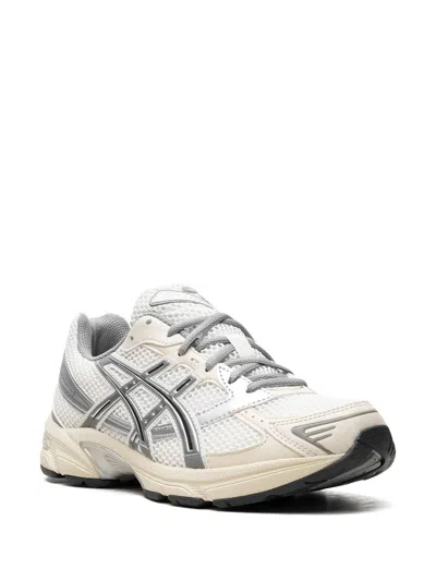 Asics Womens Cream Clay Grey Gel 1130 Leather And Mesh Low-top Trainers In Grey