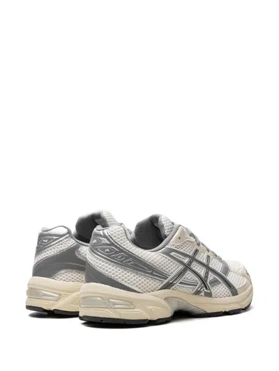 Asics Womens Cream Clay Grey Gel 1130 Leather And Mesh Low-top Trainers In Grey