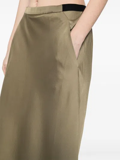 Shop Christopher Esber Front Pocket Bias Maxi Skirt In Neutrals