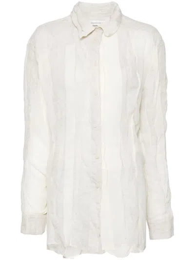 Christopher Esber Spliced Shirt In Neutrals