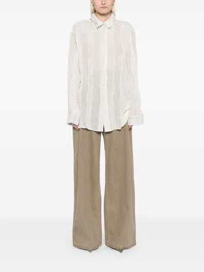 Christopher Esber Spliced Shirt In Neutrals