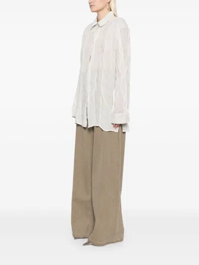 Christopher Esber Spliced Shirt In Neutrals