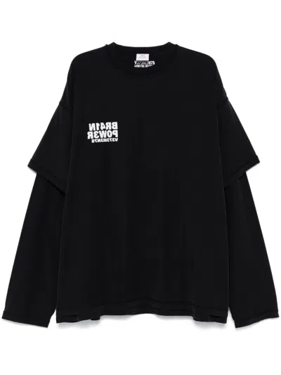 VETEMENTS BRAIN POWER T-SHIRT 