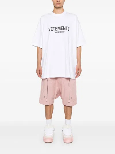 Shop Vetements Limited Edition T-shirt In White