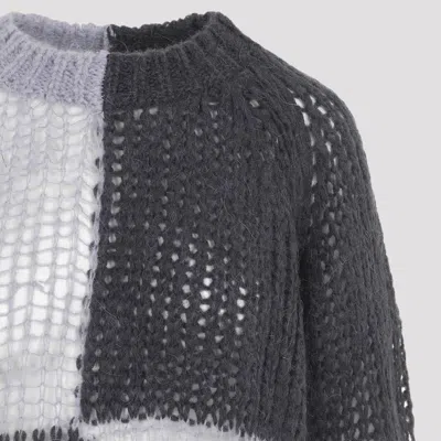 Acne Studios Wide-knit Mesh Shirt In Multicolor