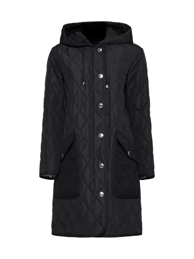 Shop Burberry Coats In Black