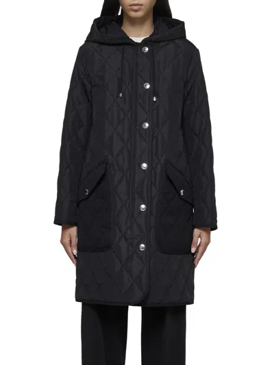 Shop Burberry Coats In Black